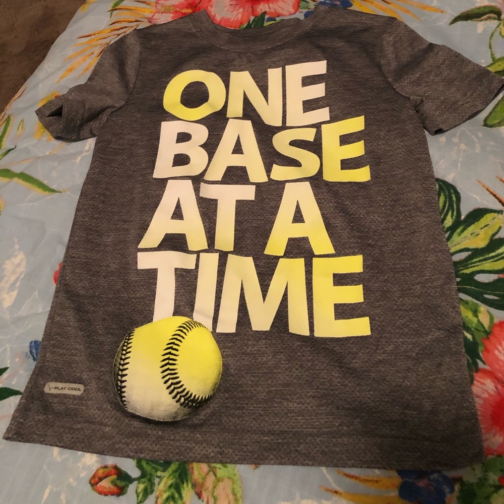 Boys Jumping Bean T-shirt Baseball Size 7
